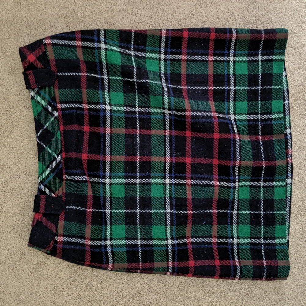 Talbot's Holiday Tartan Skirt